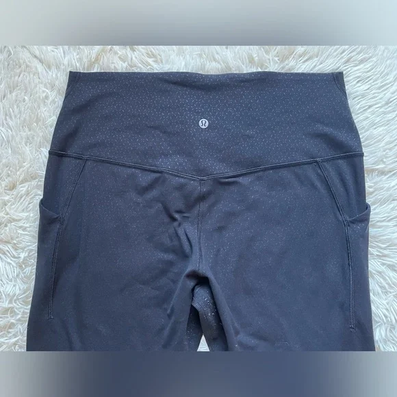 Lululemon Align High-Rise Pant with Pockets Gradiate Geo Emboss Black - Picture 8 of 10